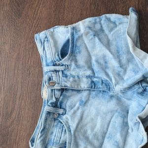 Universal Threads Girls size 0/25R High Rise Midi Jean Shorts